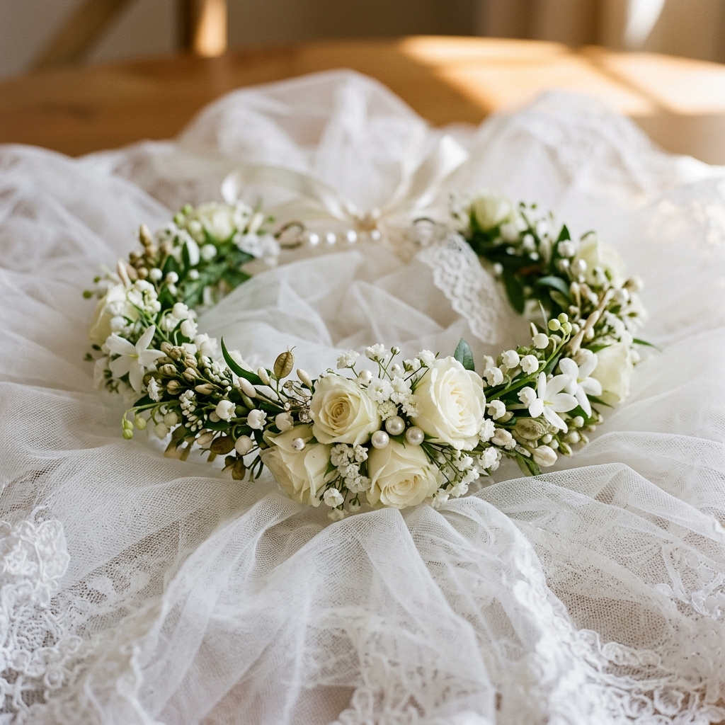 Coronas y Diademas Florales para Primera Comunión: Cómo Elegirlas